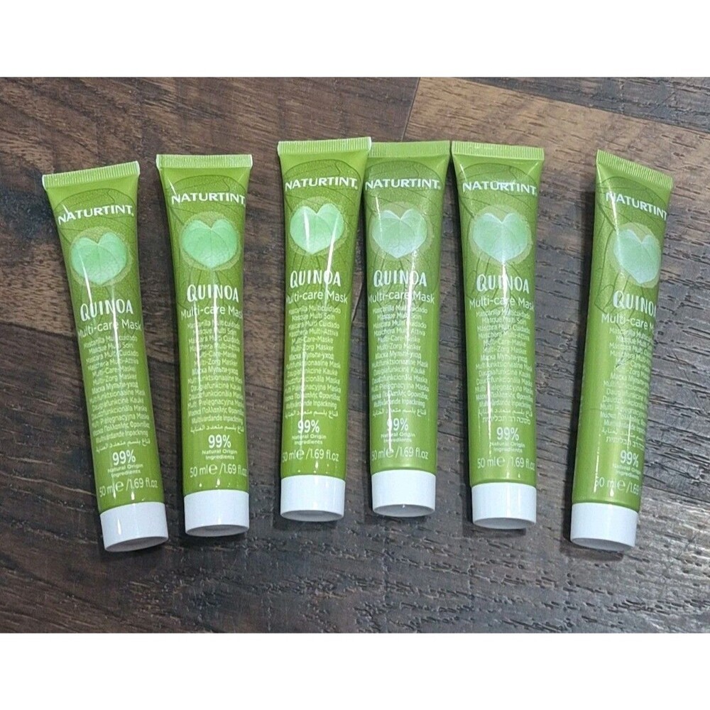 (6) Tubes NATURTINT Quinoa Multi Care Mask For Hair New 1.69 fl oz. 50 Ml Each